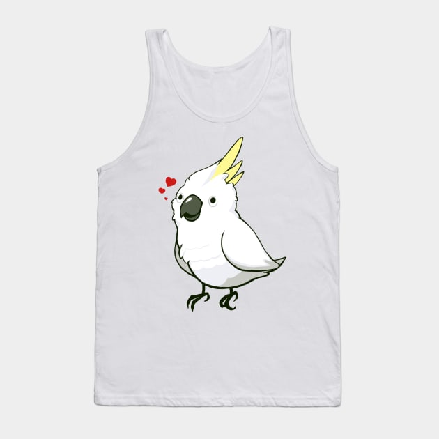 Cockatoo 1 Tank Top by Shemii